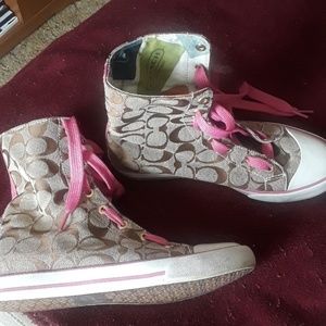 Coach high top sneakers